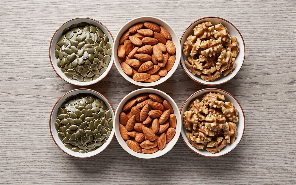 Mineral rich nuts and seeds